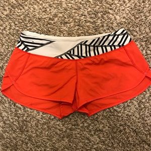 Lululemon size 8 speed shorts